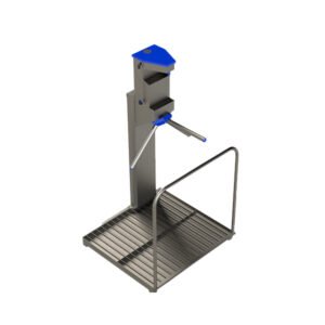 Catraca com Sanitizante