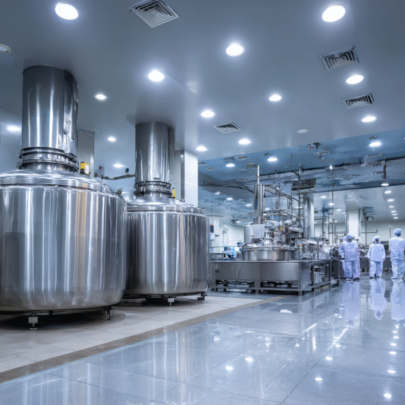 Uso do aço inox na indústria alimentícia