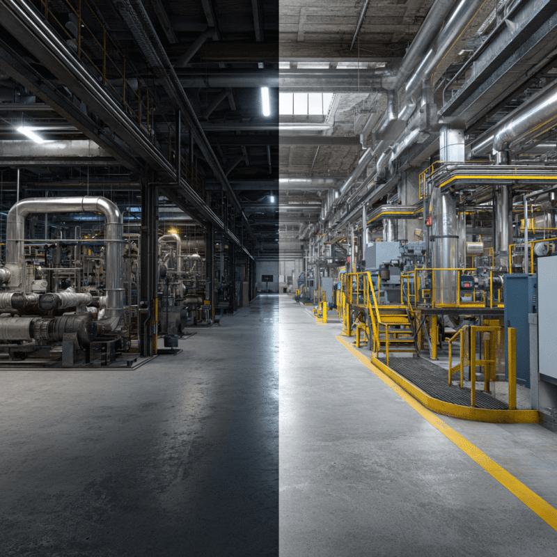 Instalação de máquinas e equipamentos industriais